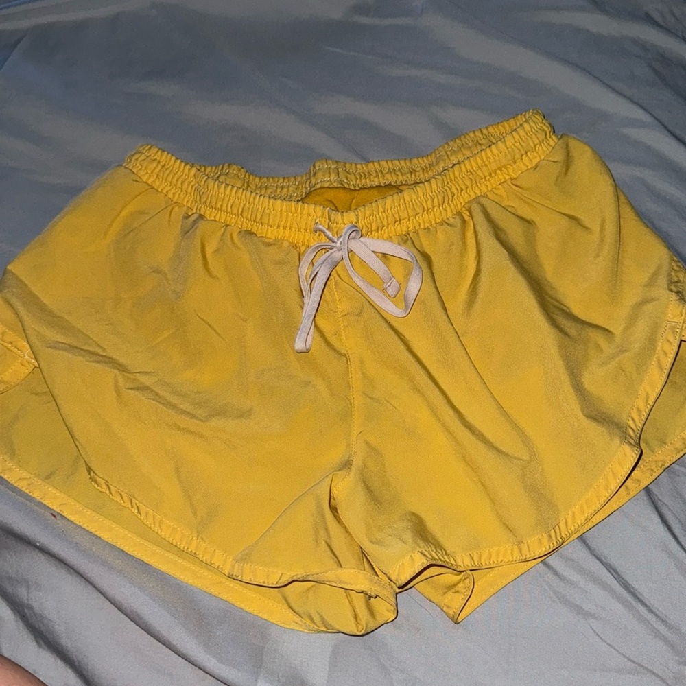Yellow Athletic Shorts